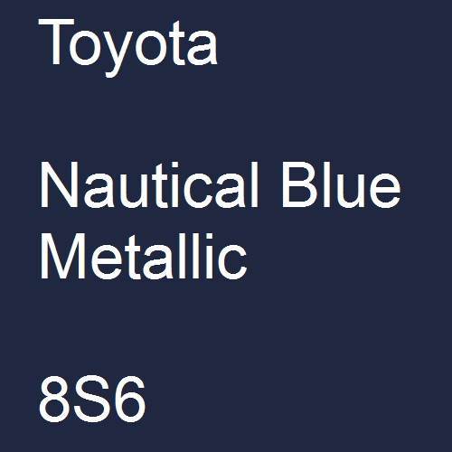 Toyota, Nautical Blue Metallic, 8S6.